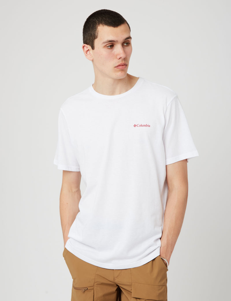 Columbia High Dune II Graphic T-Shirt - White True Direction
