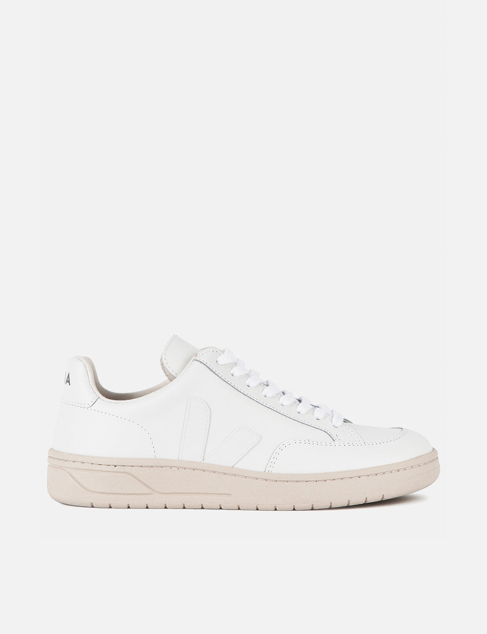 Veja V-12 Leather Trainers - Extra White