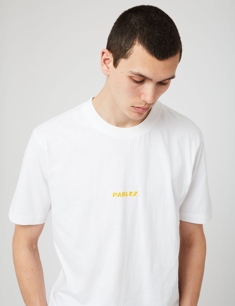 Parlez Ladsun T-Shirt - White/Yellow