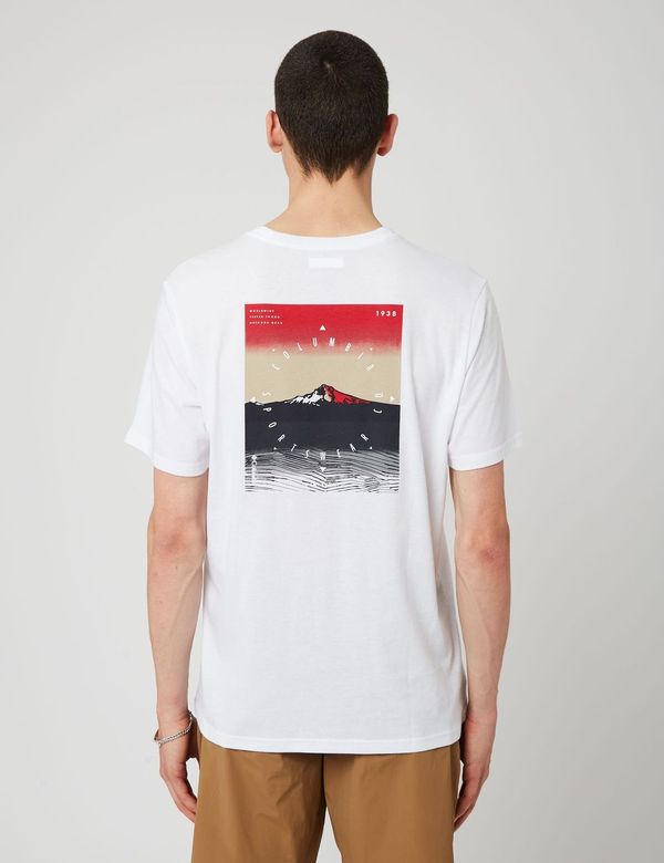 Columbia High Dune II Graphic T-Shirt - White True Direction