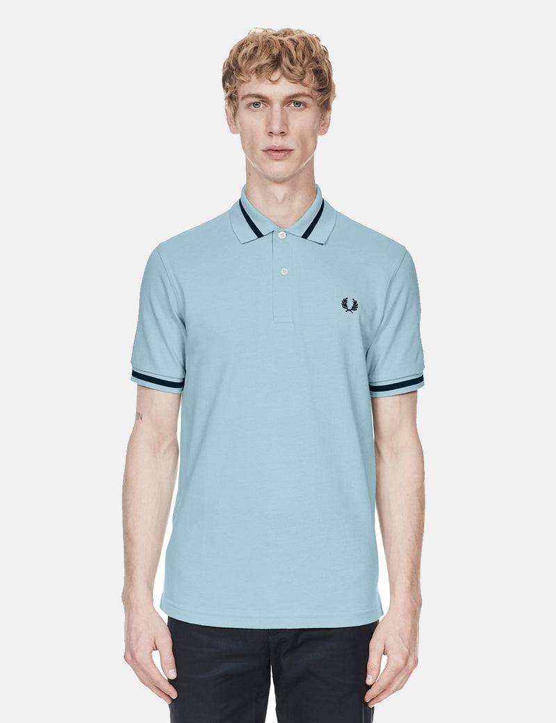 Fred Perry Single Tipped Polo Shirt - Ice Blue
